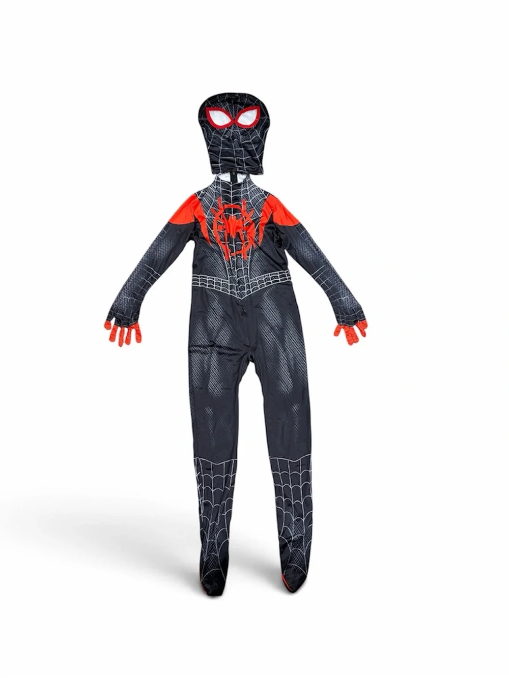Kids Black and Red Spider-Man Hero Costume